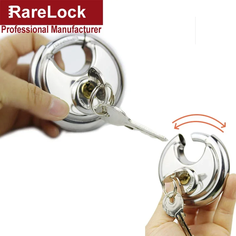 Circle Steel Padlock with 2 Ke - Outdoor Furniture Diy ulasan dan harga