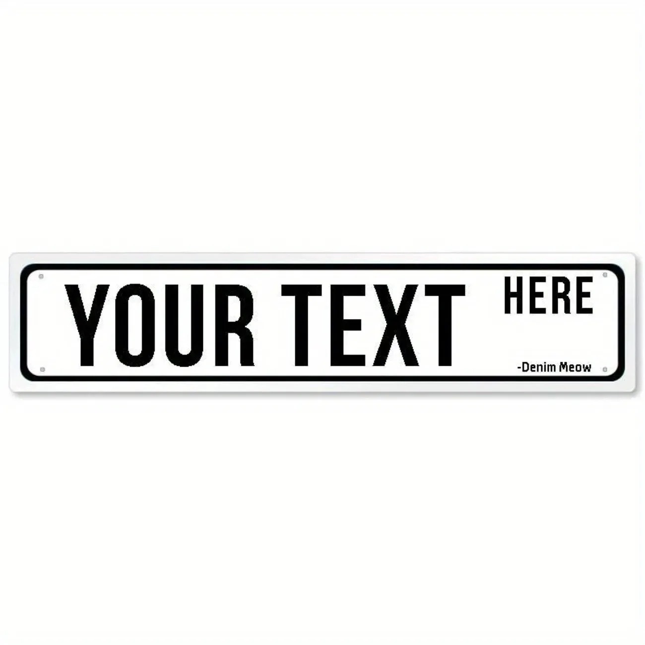 Customizable Rustic Metal Sign - Outdoor Furniture Metal ulasan dan harga