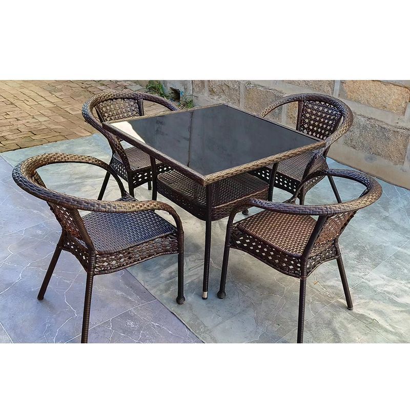 Outdoor rattan tables and chai - Outdoor Furniture Metal ulasan dan harga