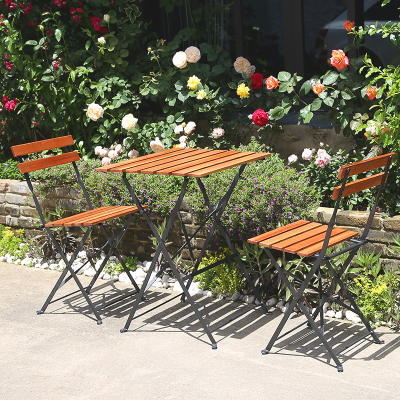 Foldable Solid Wood Coffee Tab - Outdoor Furniture Metal Chairs ulasan dan harga