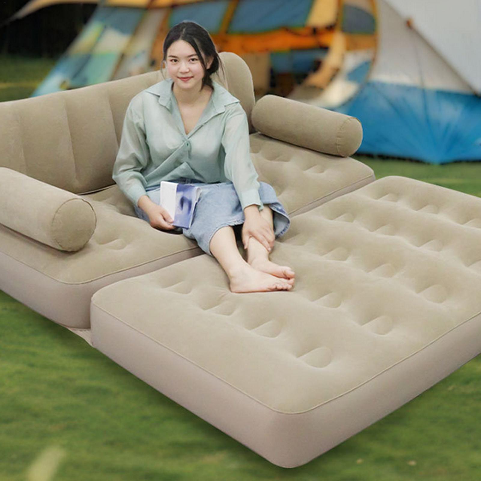 Air Sofa With Air Pump Folding - Outdoor Daybed Furniture ulasan dan harga