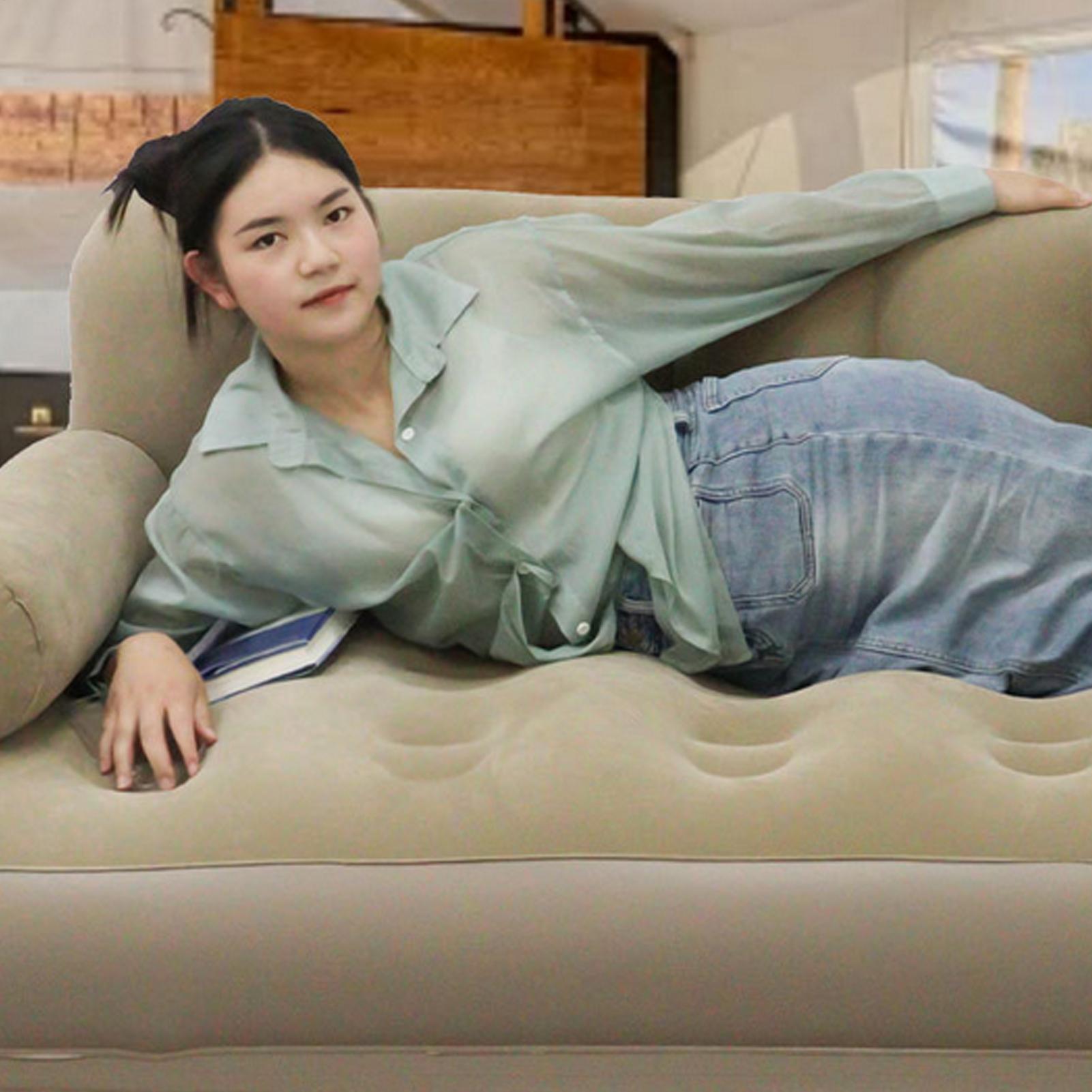Air Sofa With Air Pump Folding - Outdoor Daybed Furniture ulasan dan harga