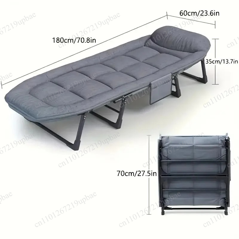 Portable Folding Sleeping Bed  - Outdoor Furniture Metal Chairs ulasan dan harga