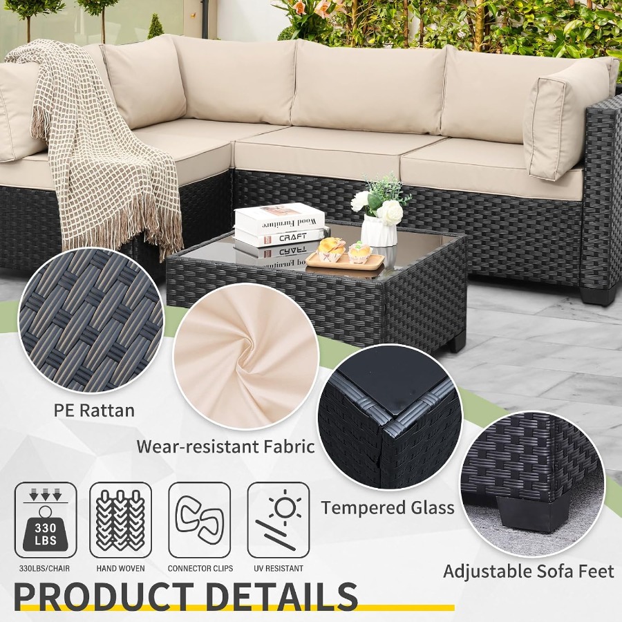 Outdoor 5 Pcs Patio Furniture  - Outdoor Furniture Metal Chairs ulasan dan harga