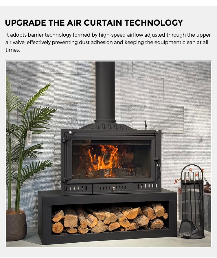 Customizable Embedded Wood Bur - Outdoor Furniture Metal ulasan dan harga